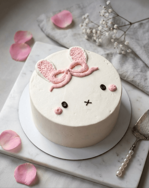 Bunny Face Cake